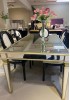 Odessa Mirrored Dining Table 180W
